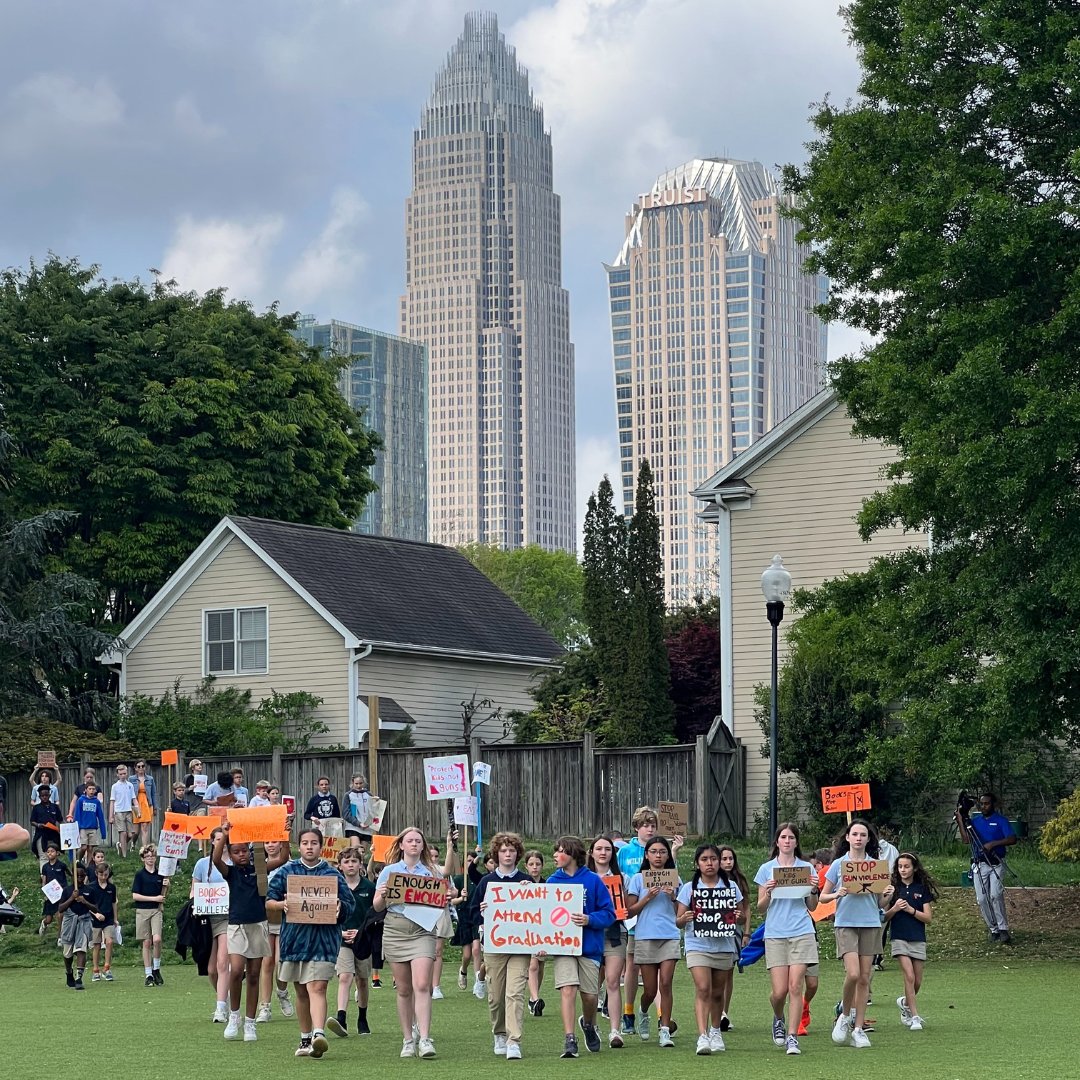 Enough.

That was the message as Grades 5-8 joined peers around the country in walking out of class, demanding action on gun violence.

<a href="/StudentsDemand/">Students Demand Action</a>