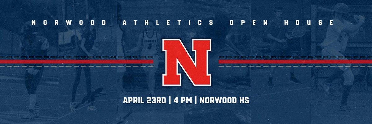 NorwoodIndians's tweet photo. An event we cant wait to host! 

Norwood Families with students grades 7-12 have been sent details through Final Forms today. Parents, please RSVP! https://t.co/TSHHmwl0mP