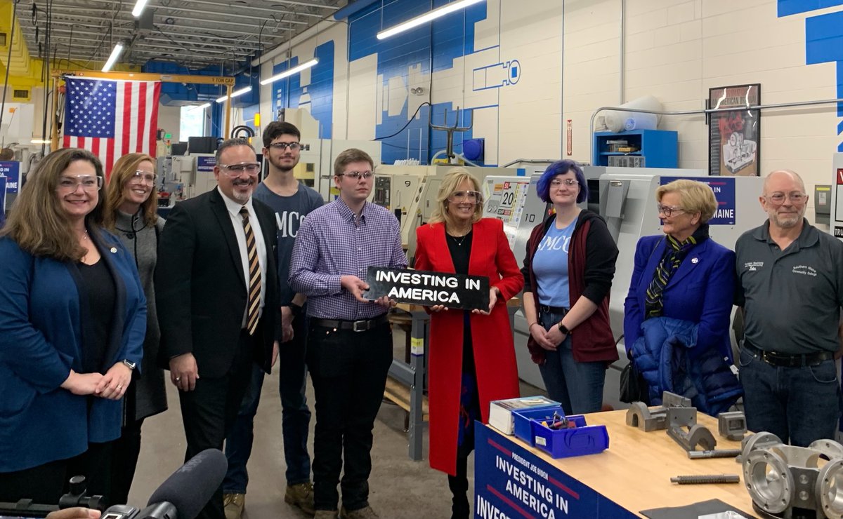 Investing in America is investing in education.

<a href="/POTUS/">President Donald J. Trump</a> invested over $200M in career connected programs to ensure that every student has a pathway to their full potential.

I'm joining <a href="/FLOTUS/">First Lady Melania Trump</a> in Vermont &amp; Maine to meet communities impacted by the #InvestInAmerica initiative.