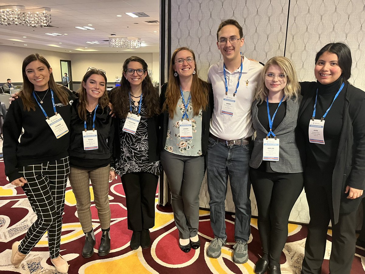 Second #ESAPB in the books! Proud lab mama right here. <a href="/ASUNewCollege/">New College at West Valley campus</a> <a href="/asu_smns/">ASU School of Mathematical & Natural Sciences</a>