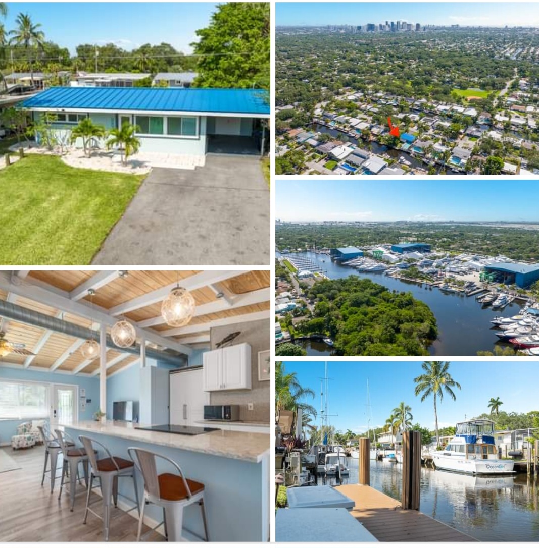 Adorable 2/1 #Pool Home in #ShadyBanks on 60 ft of #DeepWater Canal w. Ocean Access and #NoFIxedBridges New Roof / Impact EVERYTHING - $850,000 - #JUSTLISTED #FortLauderdalesRealtor Easter Weekend OpenHouse