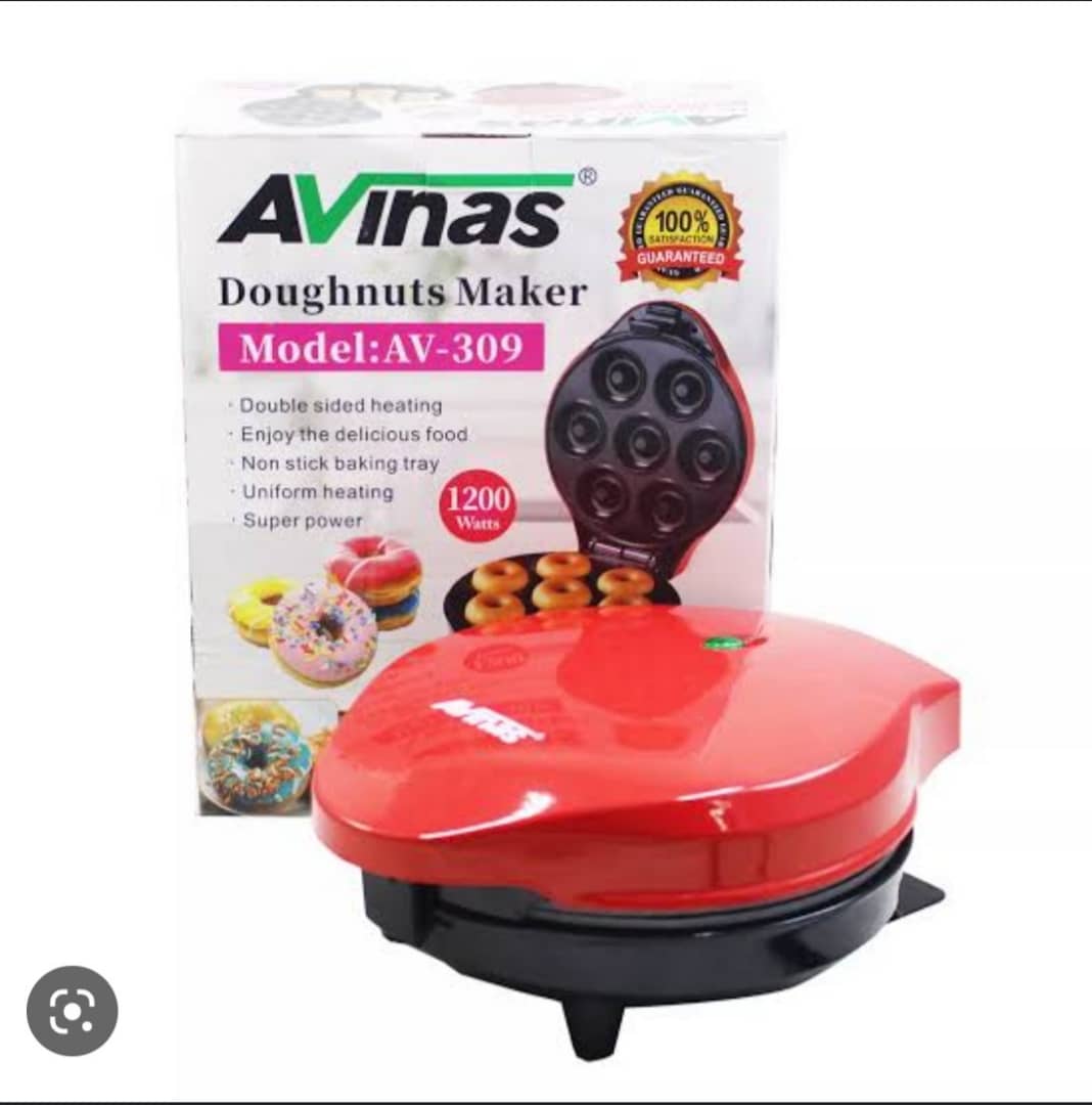 Doughnuts maker, mashimo 7 brand n Avinas, n non stick na ina 1200 W bei n 65,000/= pamoja na usafiri