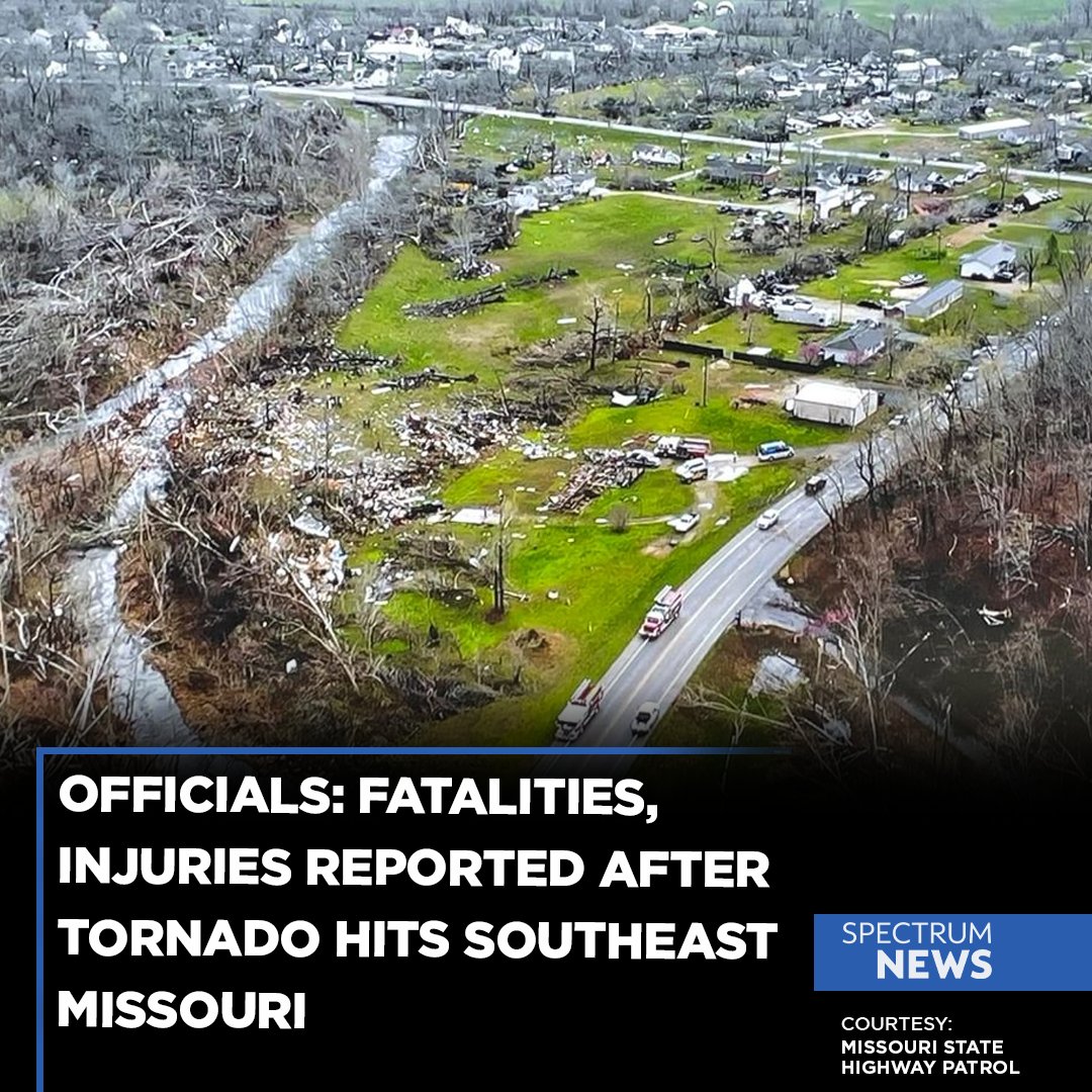 At least five people are dead after a suspected tornado hit Bollinger County, Mo. early Wednesday morning. The storm targeted the Glenallen and Grassy areas leaving behind a path of damage. Here are some pictures of the devastation: specne.ws/nDzoB9