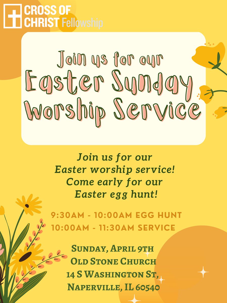 CCFNaperville's tweet photo. Easter Egg Hunt and Easter Worship Service in downtown Naperville. https://t.co/HDnW1MAPDG