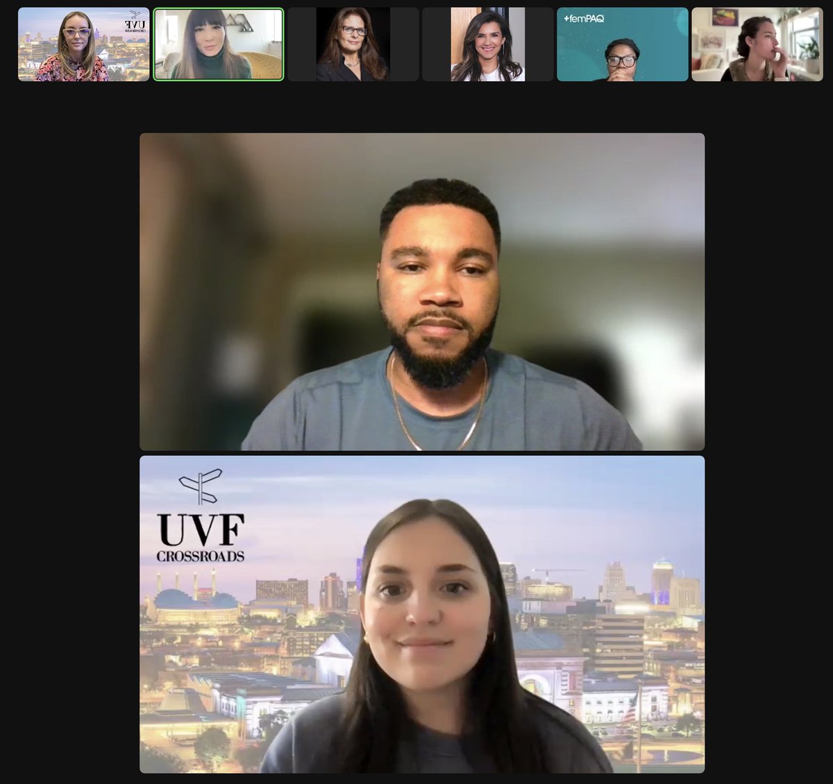UVF_Crossroads's tweet photo. The virtual Town Hall event that took place this afternoon spotlighting Barry Givens from Collab Capital was amazing! Thank you Barry for joining us and providing insight both from a founder and investor perspective. 🚀💥 https://t.co/QkHjSlR55M