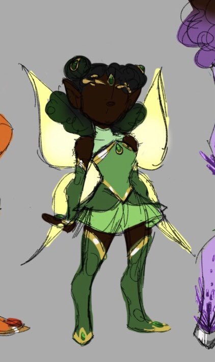 Tiffany_Pierced's tweet photo. Just remembered it’s #faepril 💚🧚🏽‍♀️
So here’s Celeste again 💞
#ocs #oc https://t.co/uhE18JIKRX