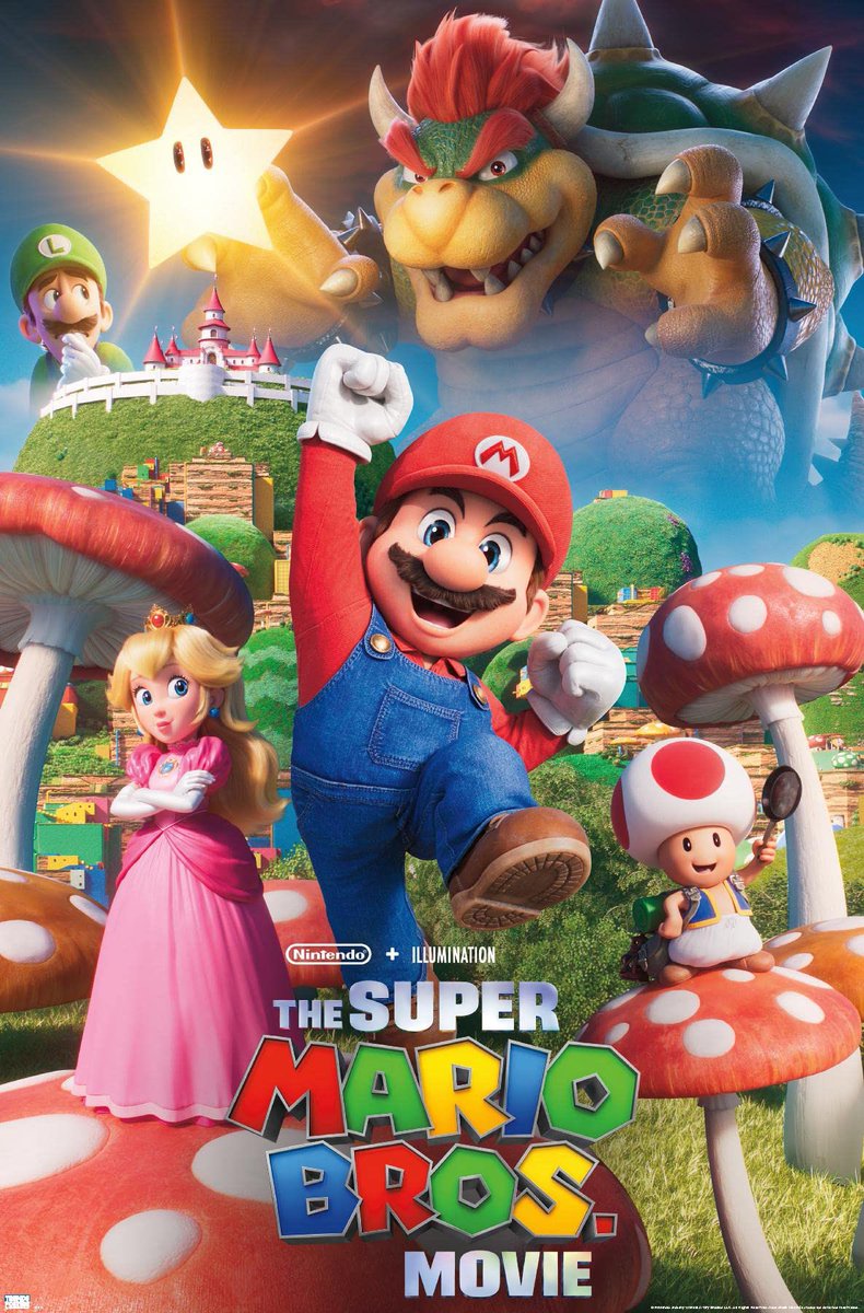InsertCoinNews's tweet photo. #TheSuperMarioBrosMovie opens today! See you at the theater! https://t.co/LVkKD97bSY