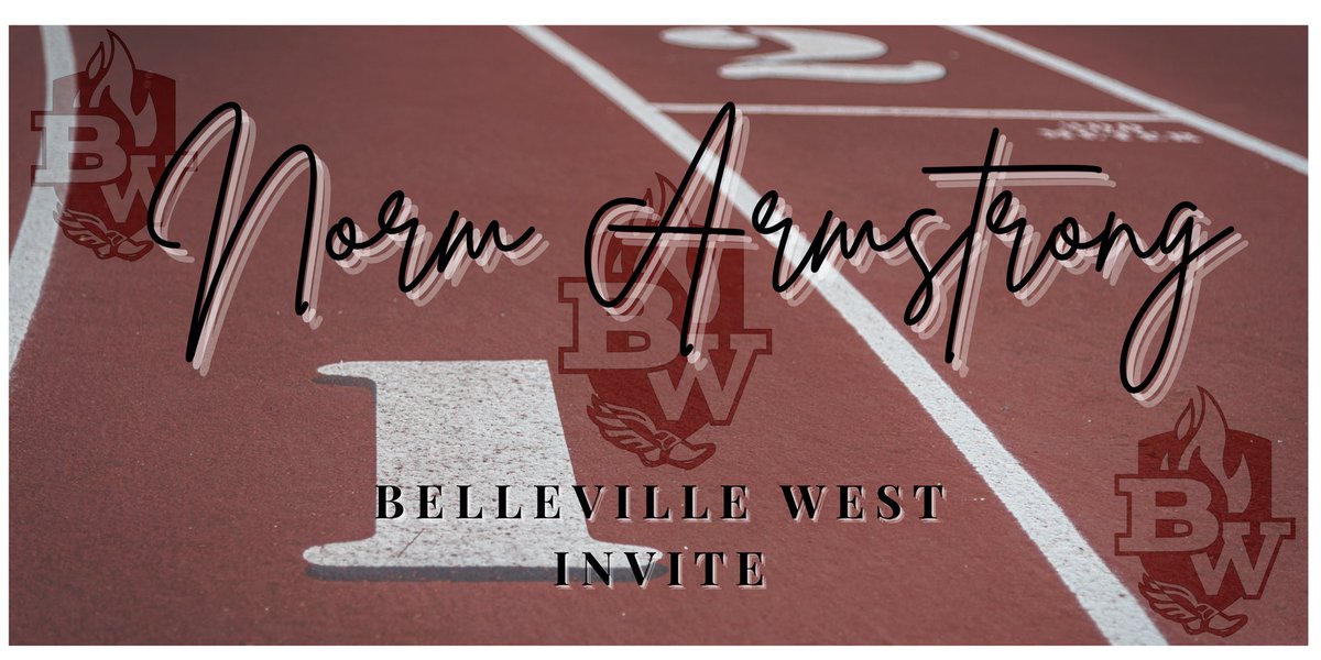 Norm Armstrong 2023 in 2days. 35 teams from across the state are coming and the weather looks to be in our favor. I want to thank all the teams coming. Here’s to pushing our athletes to the next level🫡 @MileSplitIL <a href="/BWestAthletics/">BW Athletics</a> #westinvite23