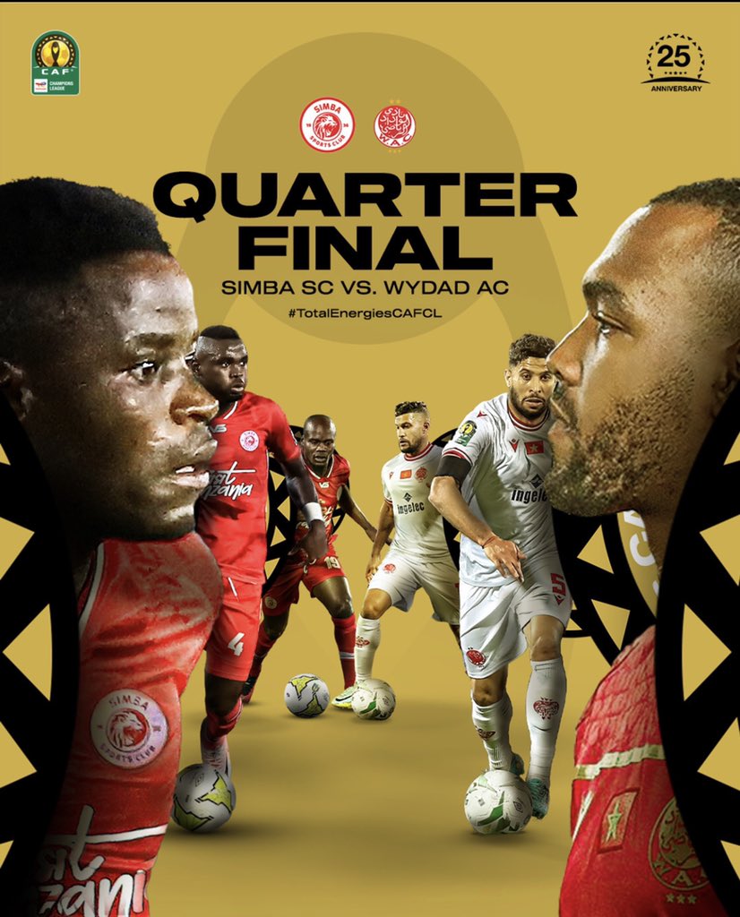 bongofive's tweet photo. #Bongo5Updates @simbasctanzania wapangiwa Wydad Casablanca ya nchini Morocco hatua ya robo fainali Ligi ya Mabingwa Afrika https://t.co/79VD70ZxOj