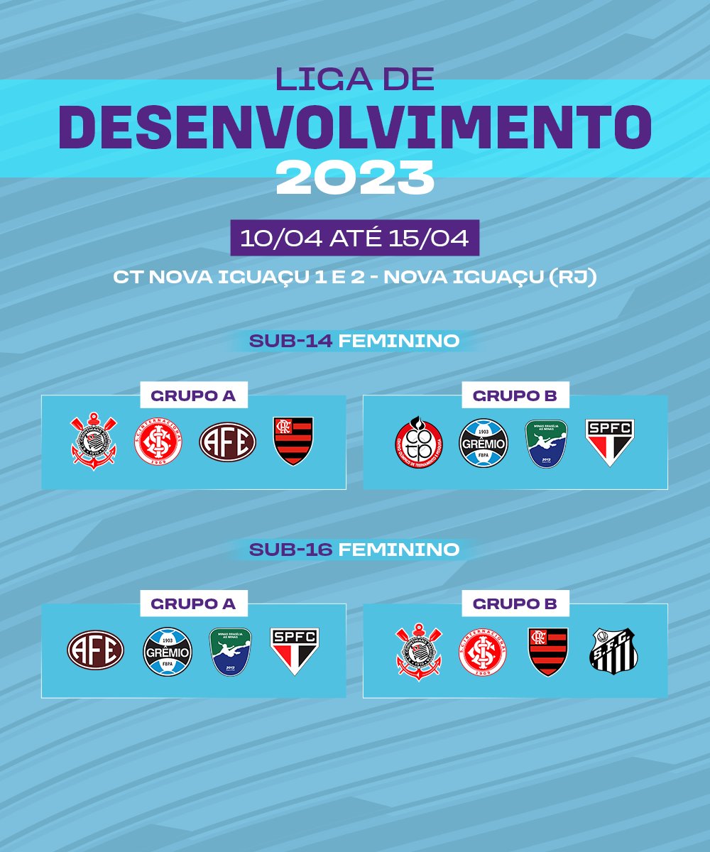 Brasileirão Feminino Neoenergia on X: Confrontos e chaveamento definidos ✓  Esse é o caminho para o título do #BrasileirãoFemininoNeoenergia 2022! Quem  vai levantar a taça? Vamos descobrir a partir do próximo final