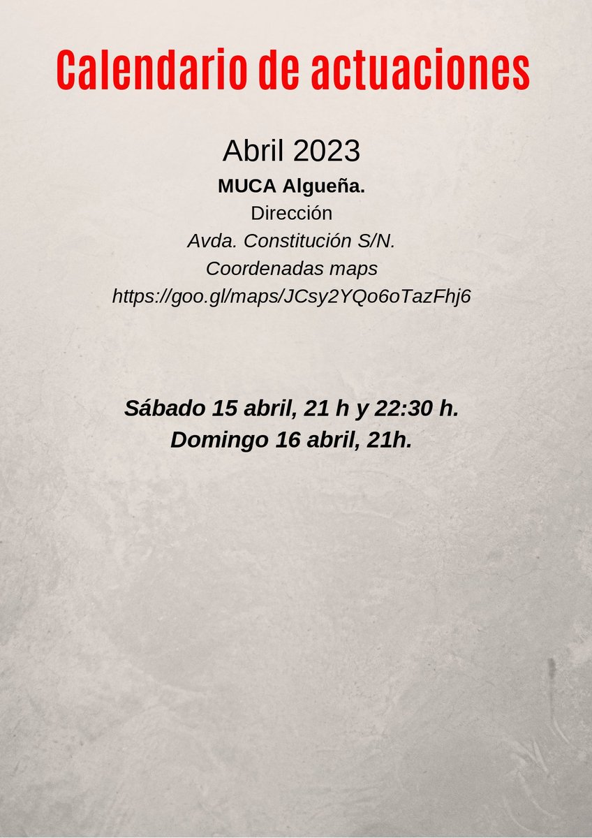 espaiteatre_'s tweet image. Pisamos el escenario, nuevamente, con fuerza e ilusión!!. Y lo hacemos con un proyecto de ocio teatral para amantes de las historias de misterio y que quieran sumergirse de lleno en uno:
"𝟏𝟗𝟓𝟔, 𝐄𝐋 𝐂𝐎𝐌𝐏𝐑𝐎𝐌𝐈𝐒𝐎". 
𝟭𝟱 𝘆 𝟭𝟲 𝗱𝗲 𝗮𝗯𝗿𝗶𝗹
#𝗠𝗨𝗖𝗔 #Algueña