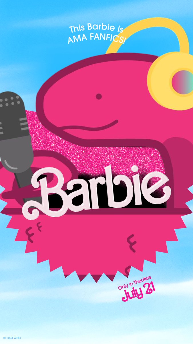 Fanfic_Show's tweet photo. A GENTE AMA FANFICS! Aliás, alguém conhece fanfics da Barbie? Se sim, compartilha os links nos comentários! https://t.co/M7dVsMj8DI