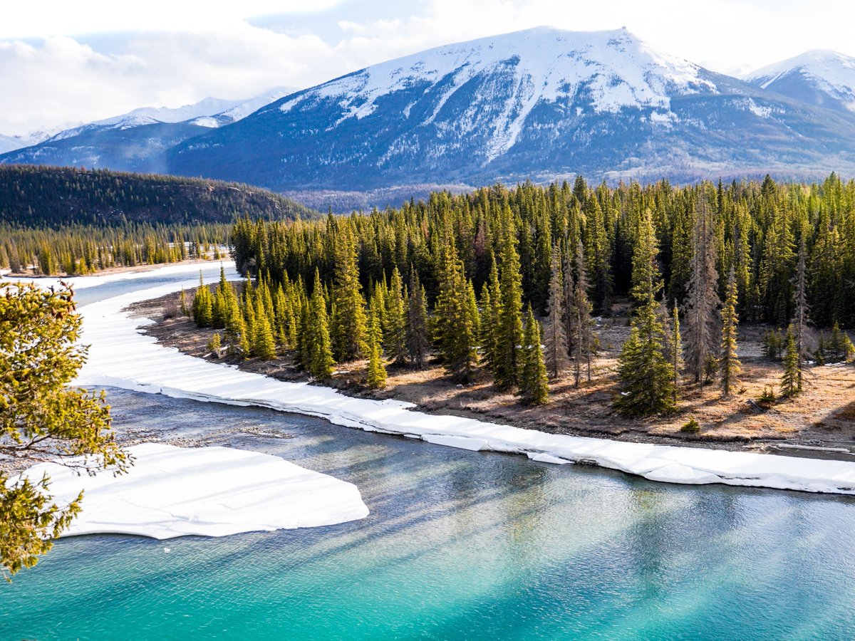 In just a short time the Athabasca River will be rippling again! 🌊

Can you guess how long the Athabasca River flows?

📸: Celina Frisson

#JasperParkLodge #ThisIsCanada #MyJasper