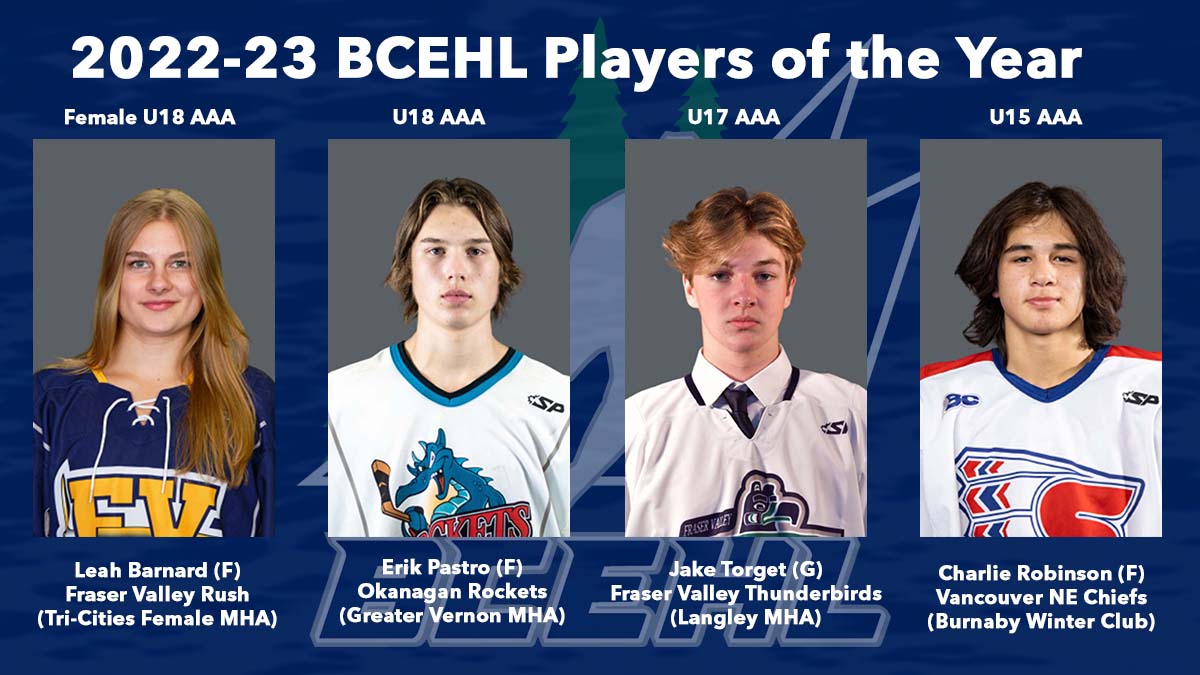 BCEHL's tweet photo. We continue to dish out the BCEHL Awards, so now itโs time to congratulate the Players and Coaches of the Year!
Stick taps to the eight individuals who have been named BCEHL Players and Coaches of the Year!
Click below to read more about the recipients.
https://t.co/bQ4q41NFlU https://t.co/mjbcj2klKz