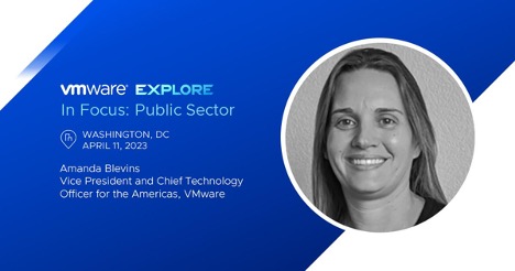 Going to #ExplorePublicSector? Join us in DC on 4/11 for 'From Cloud Chaos to Cloud Smart.' @VMware’s @AmandaBlev will discuss how public sector leaders can conquer complexity by moving from a cloud-first to a cloud-smart approach. fal.cn/3xaUy