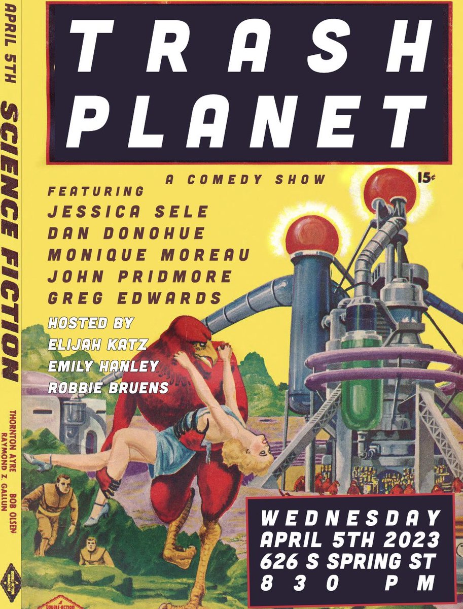 I am hosting this standup show tonight in downtown. It would be great if you came through