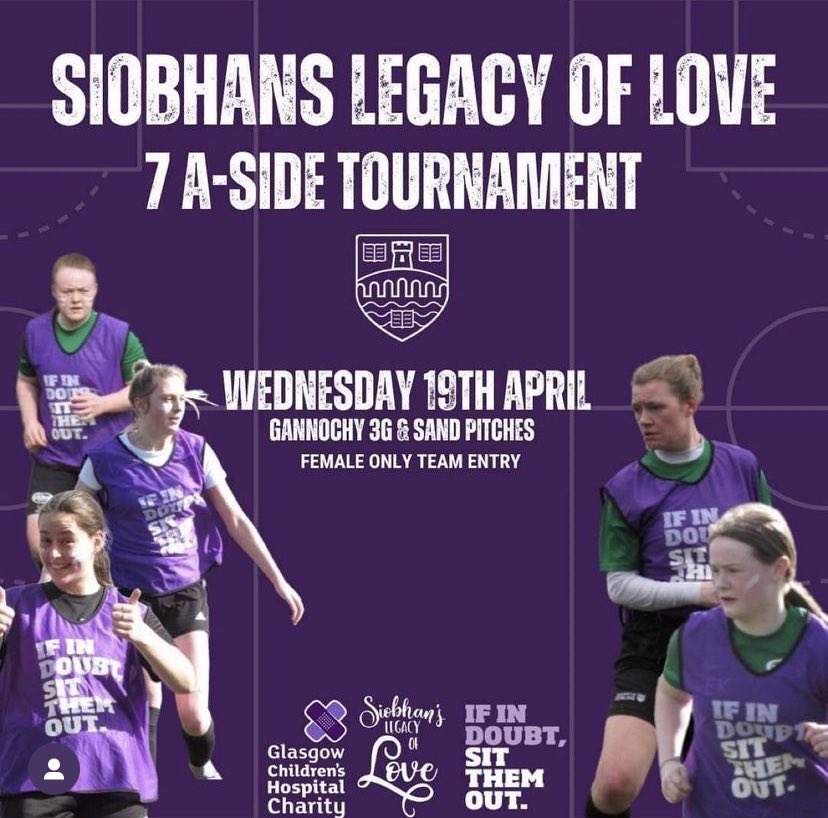 Alloa Athletic WFC are proud to announce that we will be participating in ‘Siobhan’s Legacy of Love’ Tournament 💜 We thank @stiruni_wfc for the opportunity to support and honour Siobhan Cattigan and her legacy through sport ⚽️ More details about the day to follow ⬇️