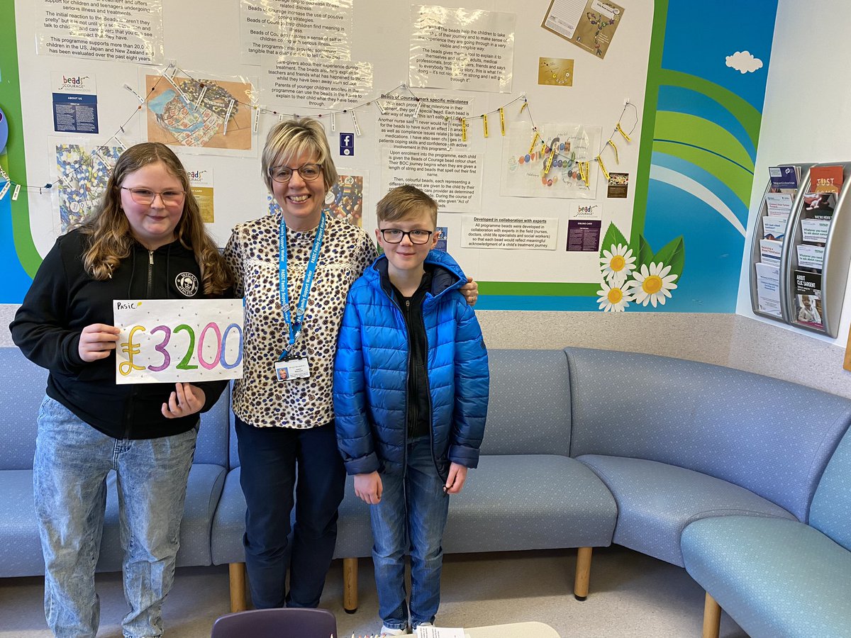 Today we presented <a href="/PASICcharity/">PASIC - Cancer support for children & young people</a>  with a cheque for £3200. Thank you to everyone who supported our #fundraising. PASIC gave our family invaluable support when Abbie was ill, it’s great to be able to give something back 🎗️