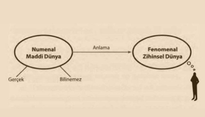 gizemozburun's tweet photo. Kant, bizim ancak zihinlerimizden bize gösterilen haliyle dünyayı bilme yeteneğine sahip olduğumuzu ve dış dünyanın asla gerçekten bilinemeyeceğini öne sürer. https://t.co/QS0fyumIGD