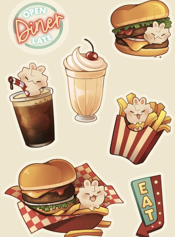 Sketch vs. Final!
What would you order at a diner? 