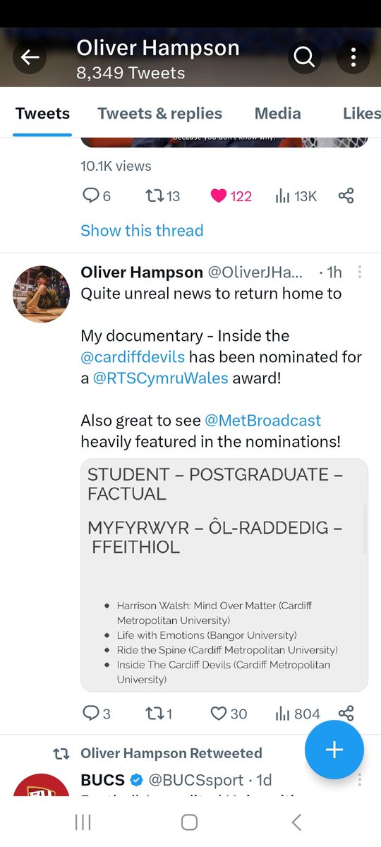 Congratulations to my boy <a href="/OliverJHampson/">Oliver Hampson</a> for some well deserved recognition of the hard work he has put into developing his career over the past few years - and some good promotion of <a href="/cardiffdevils/">Cardiff Devils</a> at the same time