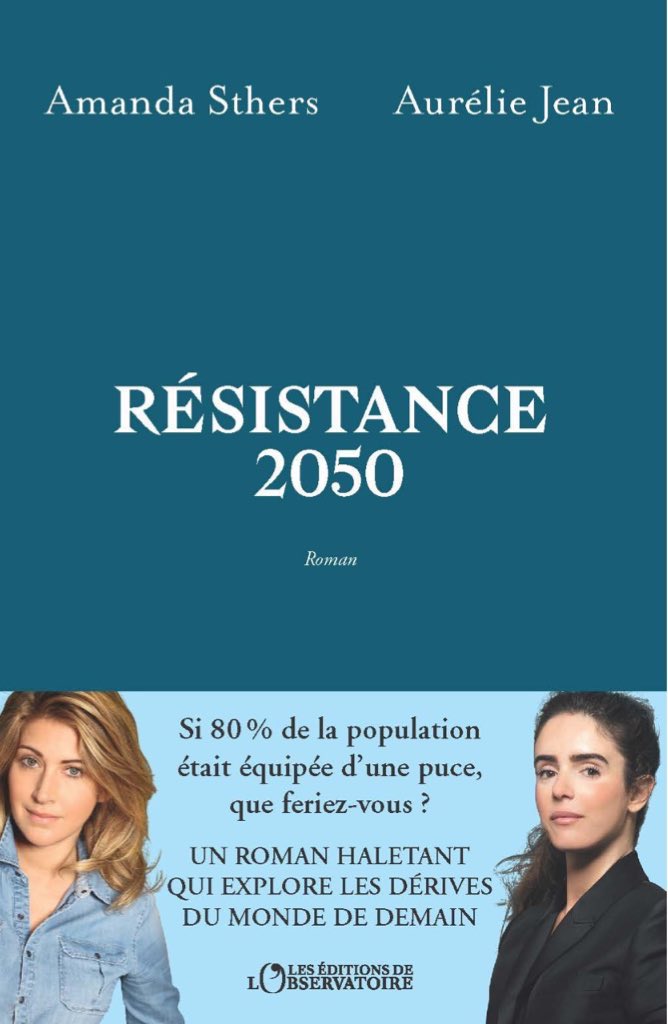 Notre livre est à présent disponible 🙌💫🤓📚 #Resistance2050 publié chez les <a href="/EdLObservatoire/">Éditions de l'Observatoire</a> 

<a href="/AmandaSthers/">Amanda Sthers</a> 💪🙌💙