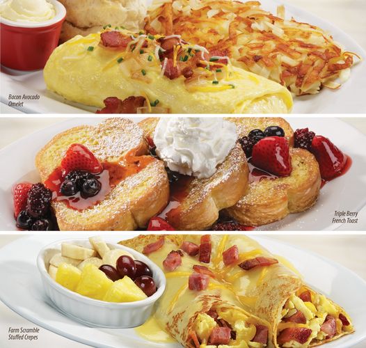 Don't forget to Fall back this Sunday! 📷 That means an extra hour of sleep which means you'll wake up extra hungry! Treat yourself to one of our seasonal entreés- enjoy our Bacon Avocado Omelet, Triple Berry French Toast or Farm Scramble Stuffed Crepes. See you this weekend! 📷