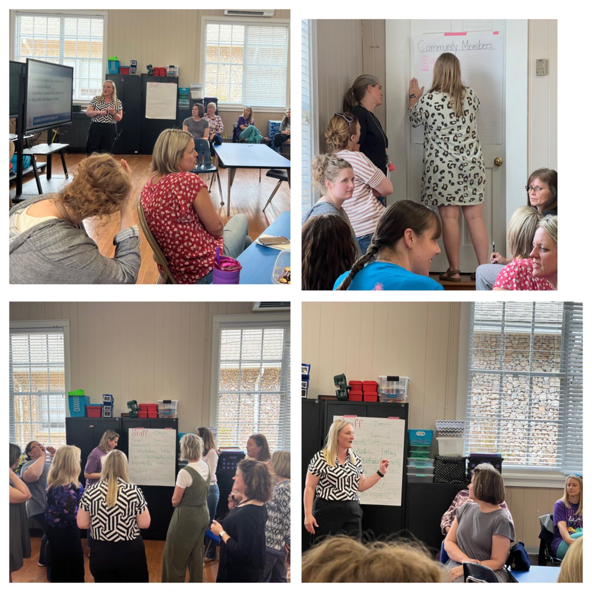 Keybo4AU's tweet photo. This afternoon @KDSDARelem Principal Mrs Cilia Smith @smith_cilia led round 3 of MTSS turnaround for her faculty as they focused on improving communication with all stakeholders. 😎 #MarshallProud https://t.co/spWxblfsjx