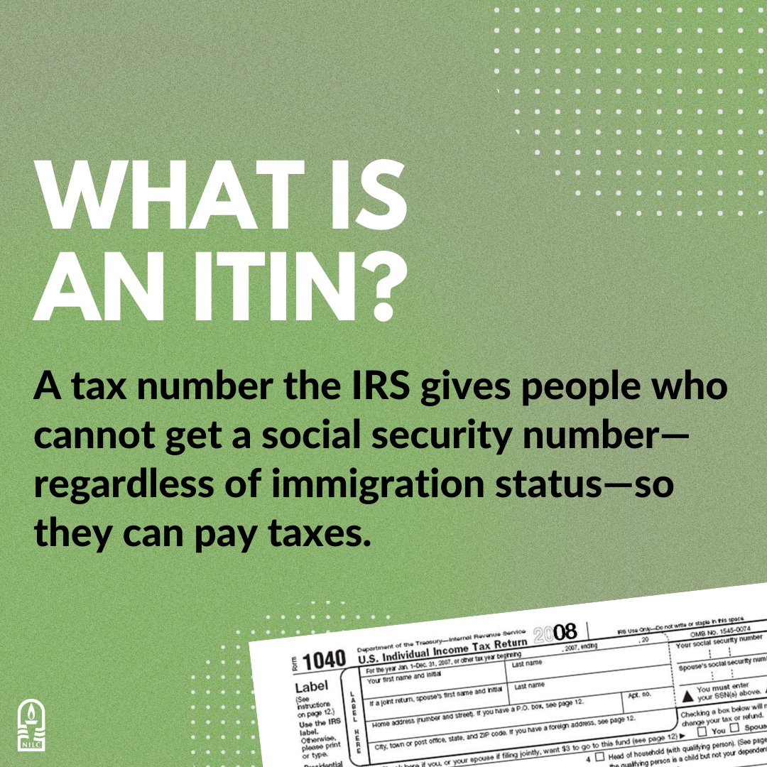 What exactly is an ITIN? ⤵️