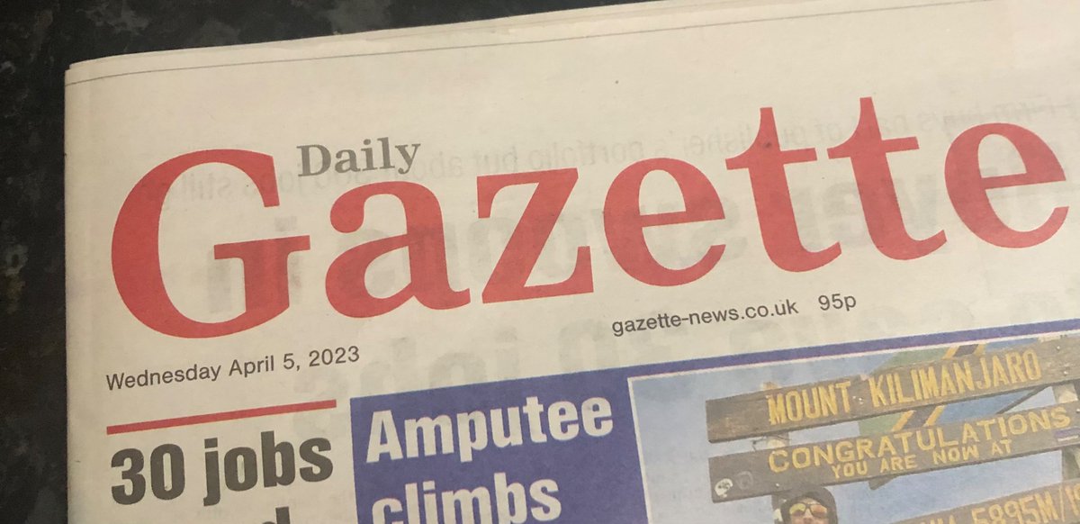 companyofrunner's tweet photo. Coverage in today’s @TheGazette for Saturday’s races. They spelt Camuplodunum incorrectly- but then nobody has been able to pronounce it either lol Nice to get a press mention! #colchestergazette #trailrunning #eagcc #colchester #marathon #10krace https://t.co/yzEnFNNjcs