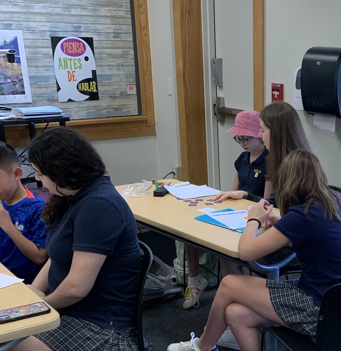 jason_eist's tweet photo. Bullis Student Tutors working with our lower school students after school making HW fun and empowering!!!! https://t.co/7jMrHV8o0U
