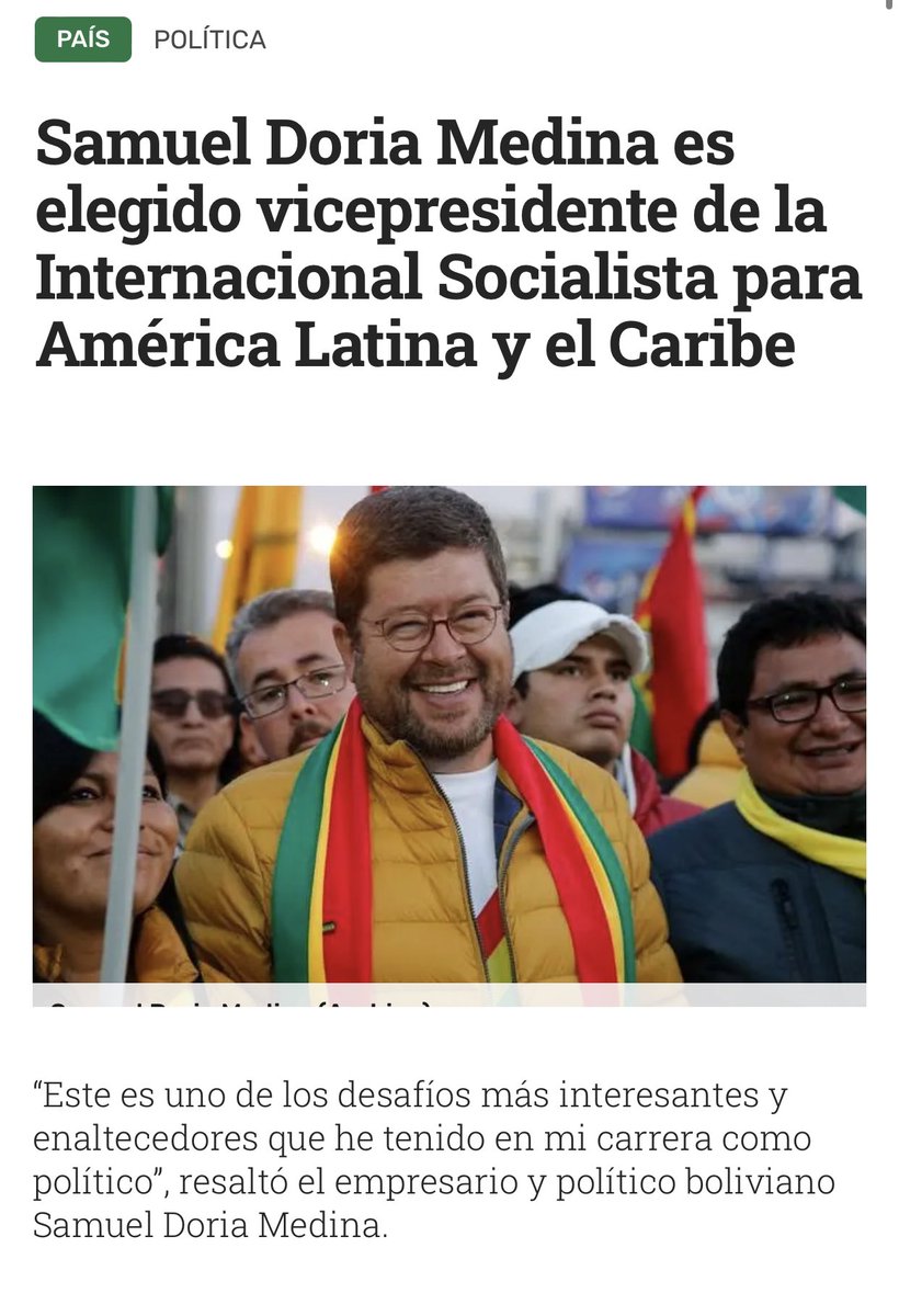 El próximo candidato útil y funcional al MAS.