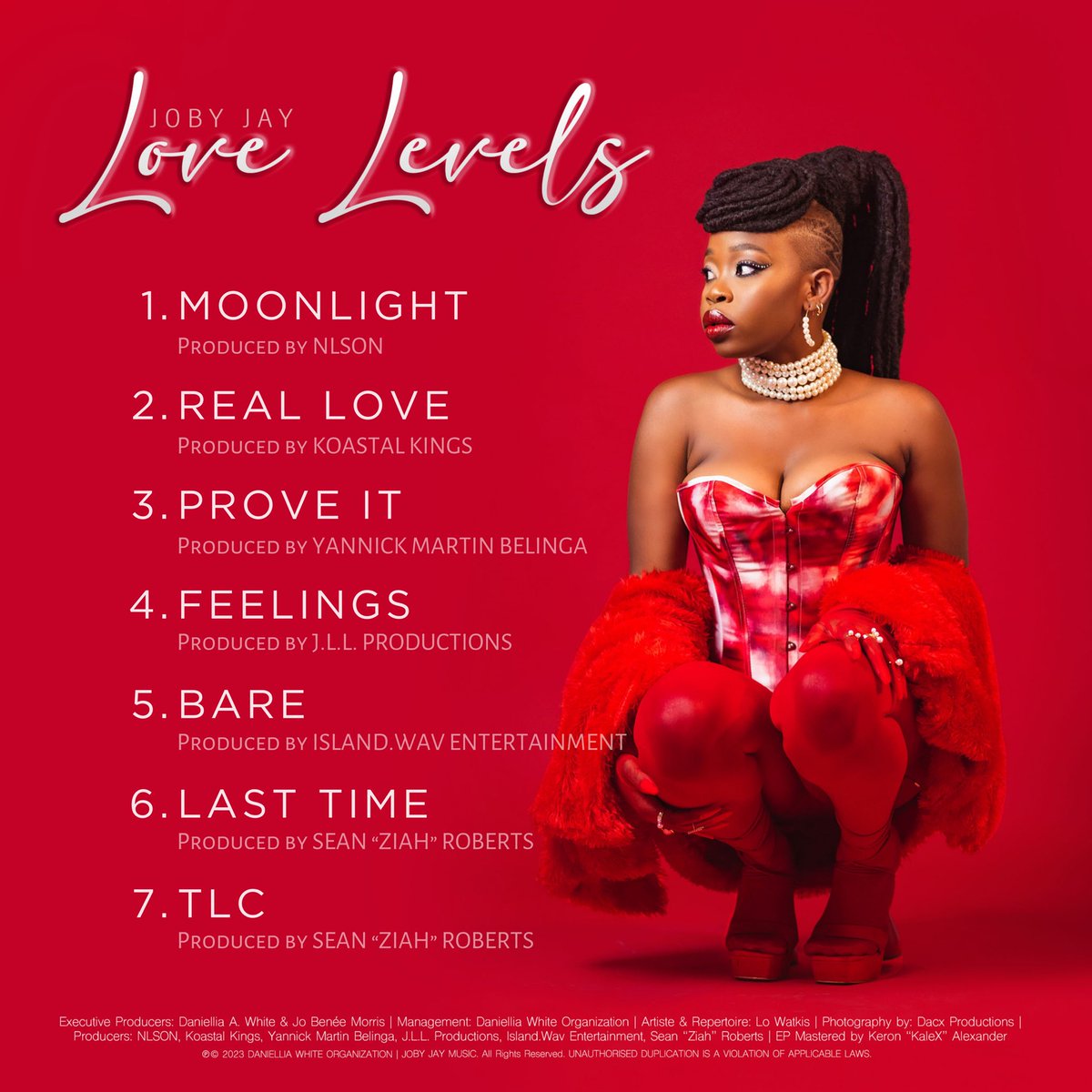 MY 1st project, ‘LOVE LEVELS’ ❣️ will be out NEXT FRIDAY, on the 14th of April. God is so good. Wow.

#LOVELEVELSagenda #womeninmusic #debutEP #JobyJayMusic #DanWhiteOrg