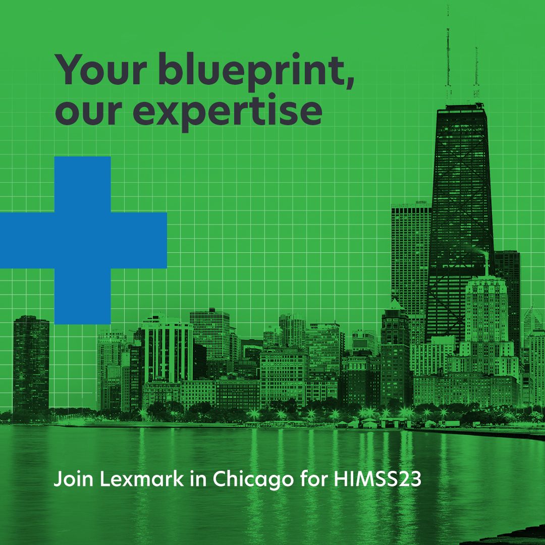 Attending #HIMSS23 this month in Chicago? Be sure to stop by booth #667 to chat with the #Lexmark Healthcare team at the show. Click here for more info or to schedule a meeting with the team: bit.ly/4365GgG