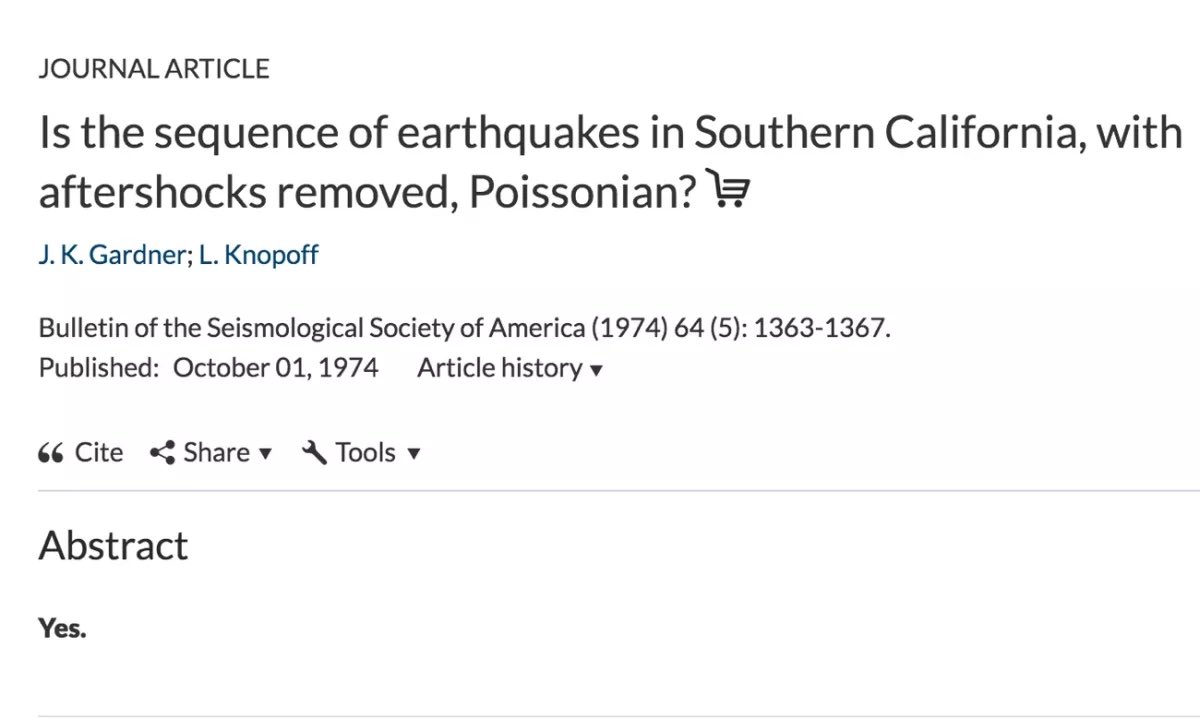 Shortest abstract ever