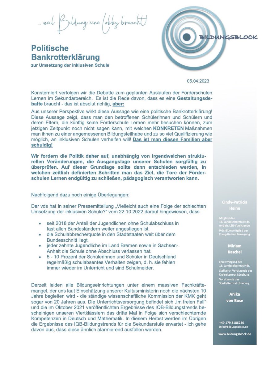 _bildungsblock's tweet photo. Politische Bankrotterklärung https://t.co/8JPCHwrNDF