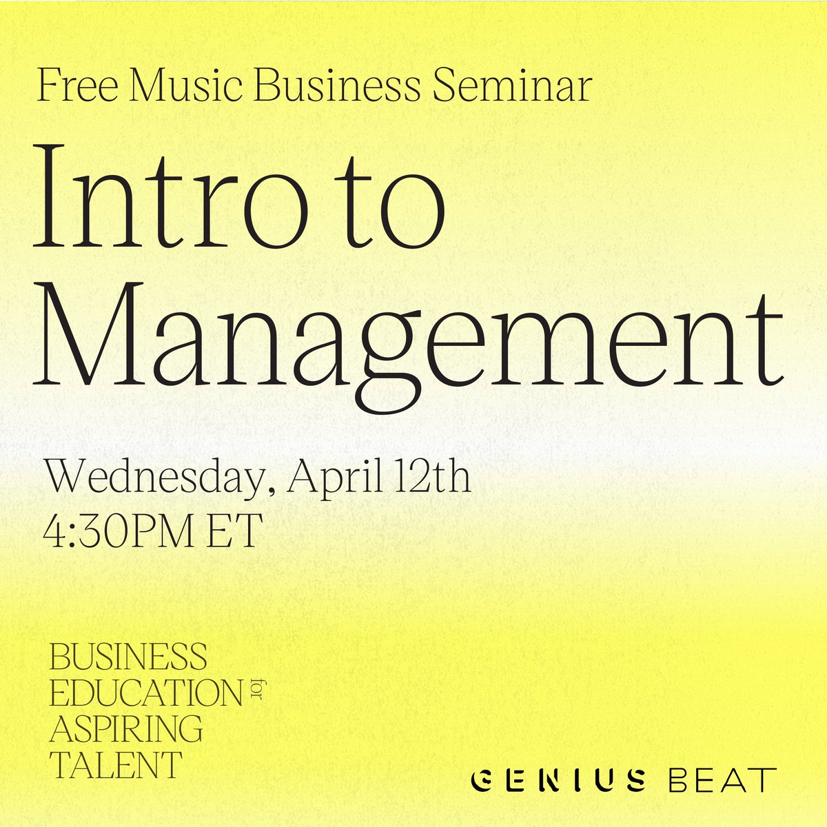 Genius on Twitter "are you an artist hoping to learn more about music