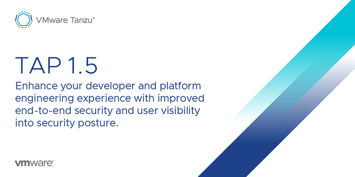 VMwareTanzu's tweet photo. We’re excited to share that TAP 1.5 features improved end-to-end security and user visibility into security posture thanks to our new External Secrets Operator, out-of-the-box TLS configuration, and customizable security banner features 🔒

Learn more: https://t.co/4zjxcPYlTI https://t.co/sFKN5BRt16