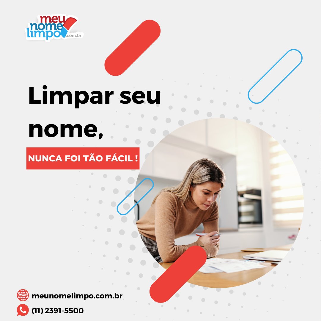 O seu bem mais precioso é o seu NOME! 

Se sonha em ver o seu nome limpo, mas não consegue pagar sua dívida, saiba que a Meunomelimpo é capaz de tornar o seu sonho realidade! Em apenas 4 passos, você pode ter seu nome livre de negativações (antes mesmo de pagar a dívida).