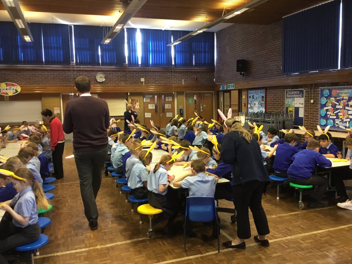 It’s been a busy retreat week in school! Yesterday, we held our Easter bingo to support <a href="/willowwoodh/">Willow Wood Hospice</a> which wasn’t complete without a room full of Easter bunnies 🐰