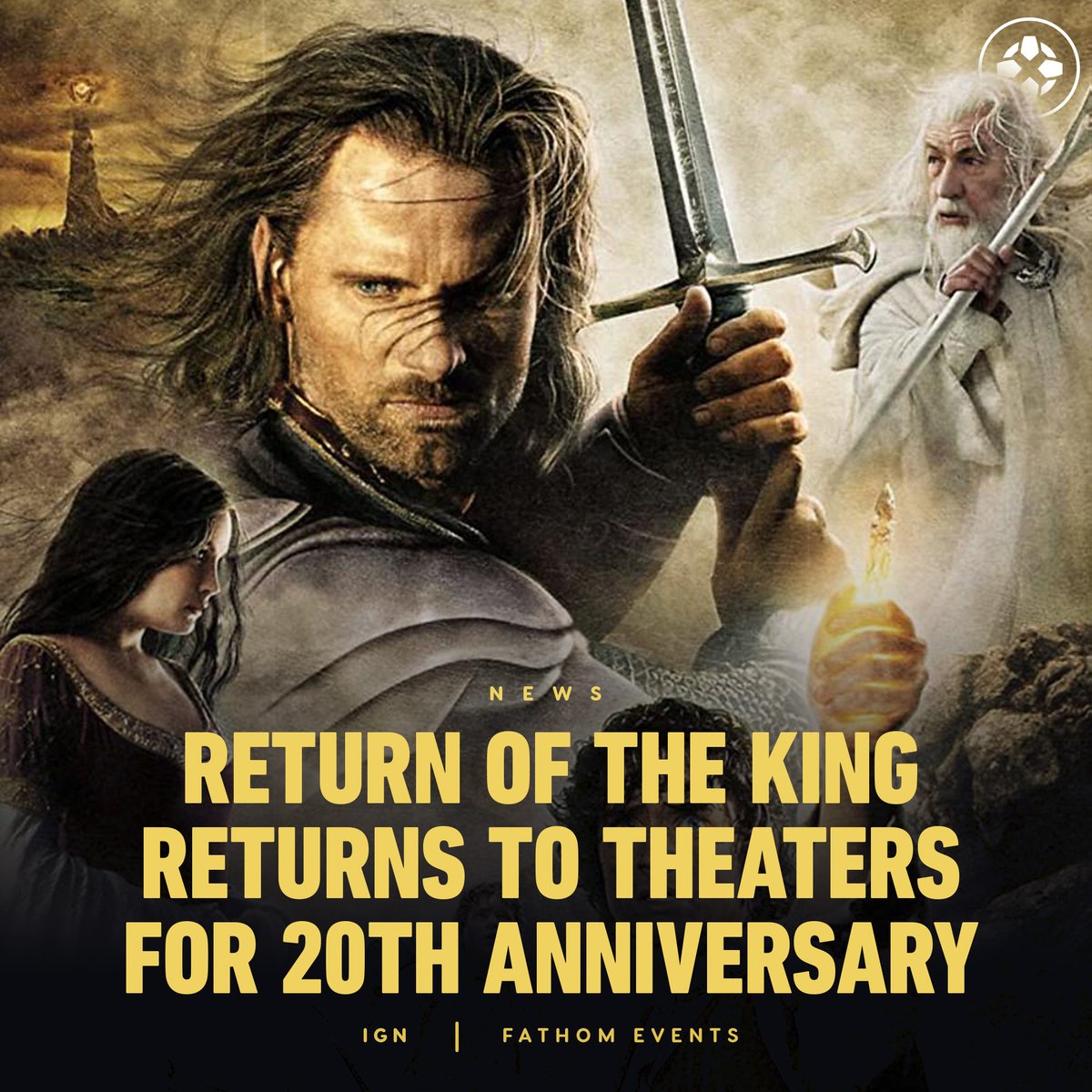 Lord of the Rings Return of the King is returning to theaters (in its