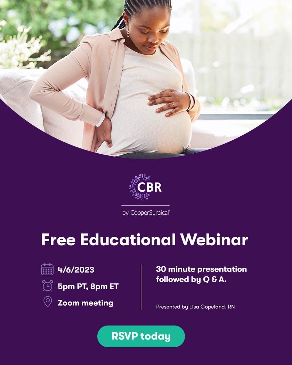 Join us and learn more about the facts and myths of newborn stem cell preservation. 

Plus, all registered attendees will receive special event-only pricing on our services - check out the link below and register today! 💝 

bit.ly/3dwUzoS