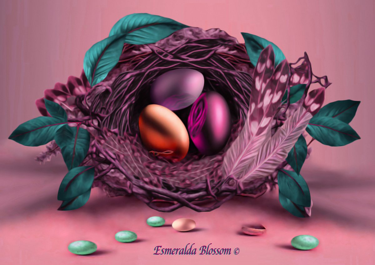 #Happy #Easter
#Spring #Egg #Basket - #Digital #Art #by #Esmeralda #Blossom. #Egg #Symbol of #Creation. #Mother #Nature, #Renewal of #Earth. #Sunlight #Spring #Natural #Ritual. zazzle.com/.../spring_egg…...
#springtime #eggs #easter #akashicgardens #esmeraldablossom #bright #colour