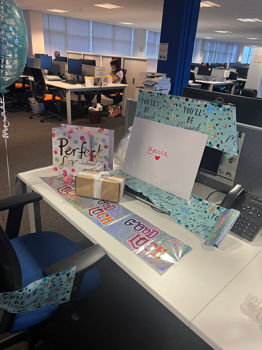 Today we said a very tearful farewell to our lovely becca as she moves on to pastures new at <a href="/SalfordUni/">University of Salford</a> .. we will miss you terribly Becca, thank you for the last 14 years! CCN will never be the same without you. ⭐️❤️