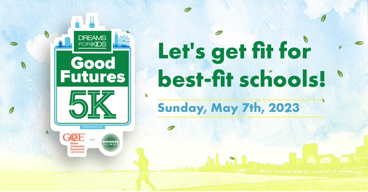 We're teaming up w @GCELabSchool and @EmpowerIL to raise awareness of best-fit schools, #InvestInKids Act, and #TaxCreditScholarships with our inaugural 5K. On 5/7 let's show Chicago we're building good futures with education, equity, and sustainability. e.givesmart.com/events/w3u