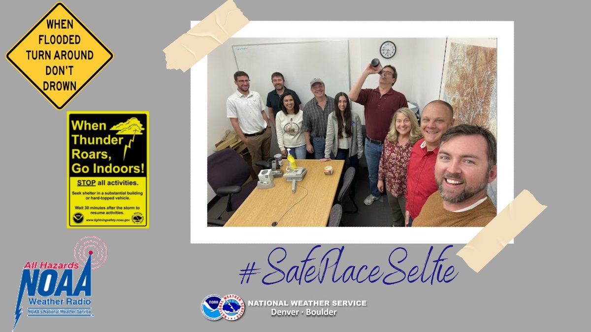 🌪️Do you know where your Safe Place is in an emergency? We are sheltered in an interior space without windows.  Share your #SafePlaceSelfie from wherever you are! #Cowx