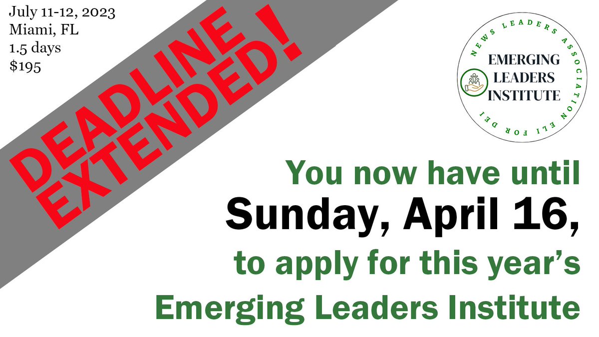 News Leaders Association tweet media