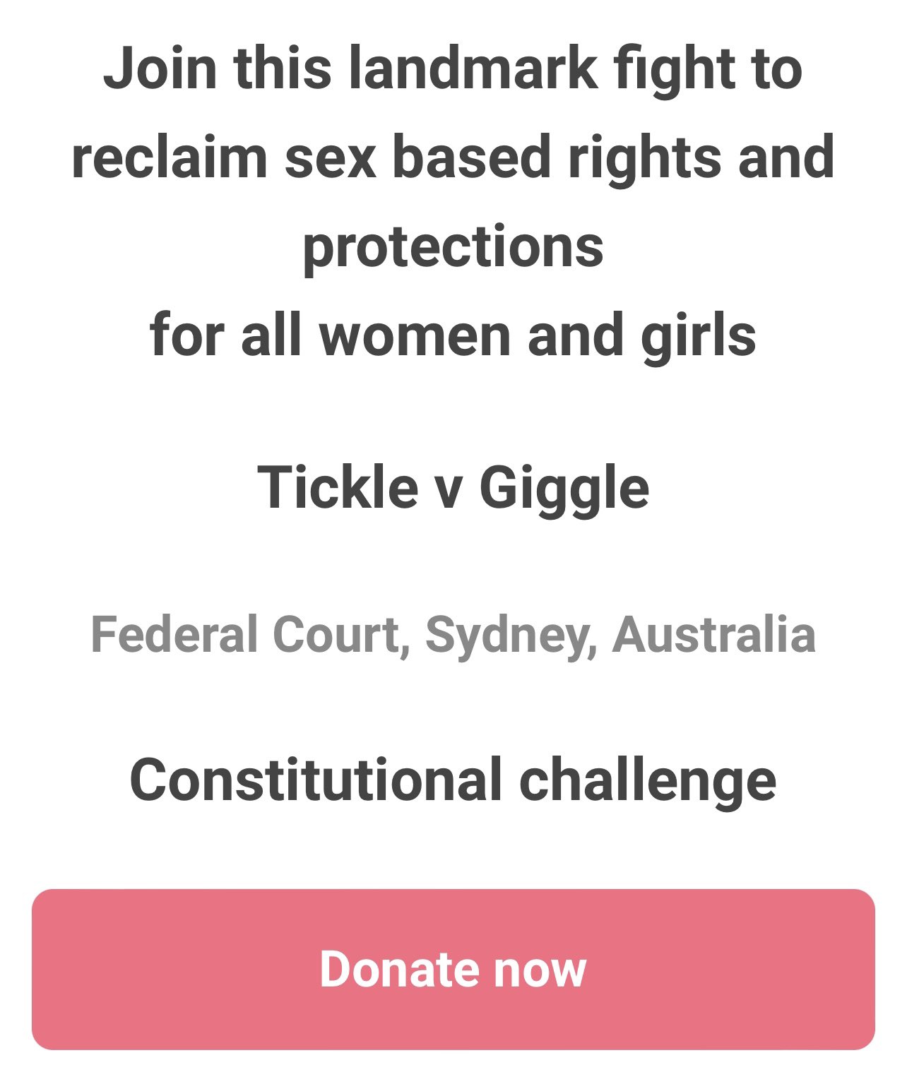 Sall Grover on Twitter "I am being taken to Federal Court for saying