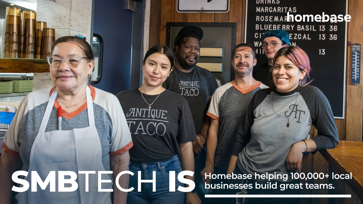 notablecap's tweet photo. #SMBTechIs Homebase helping 100,000+ local businesses build great teams.

@joinhomebase @J_Waldmann https://t.co/cRTSbfxMMp