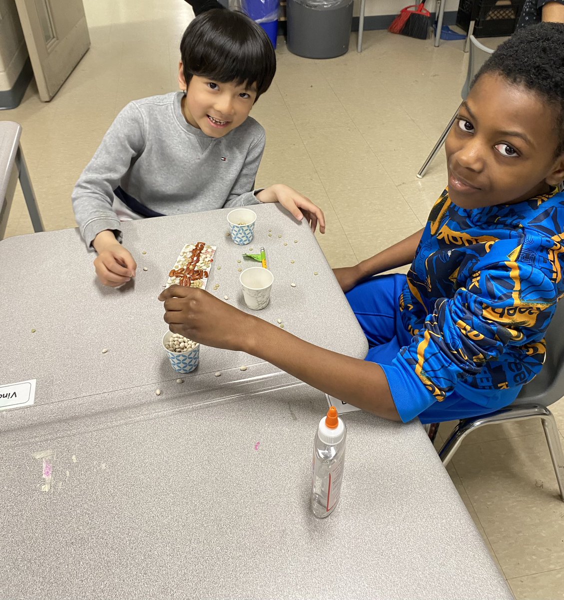 MrsManningSDC's tweet photo. SO happy how these Easter mosaics turned out!! We loved working with our Grade One buddies as we prepare our hearts for Good Friday and the joy of Jesus’ Resurrection @StDanielComboni https://t.co/ENu8R1AfH4